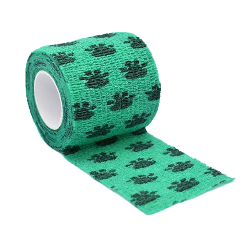 어디에서나 빠르고 쉽게 적용할 수 있는 순면 자체 접착 접착성 탄력 붕대