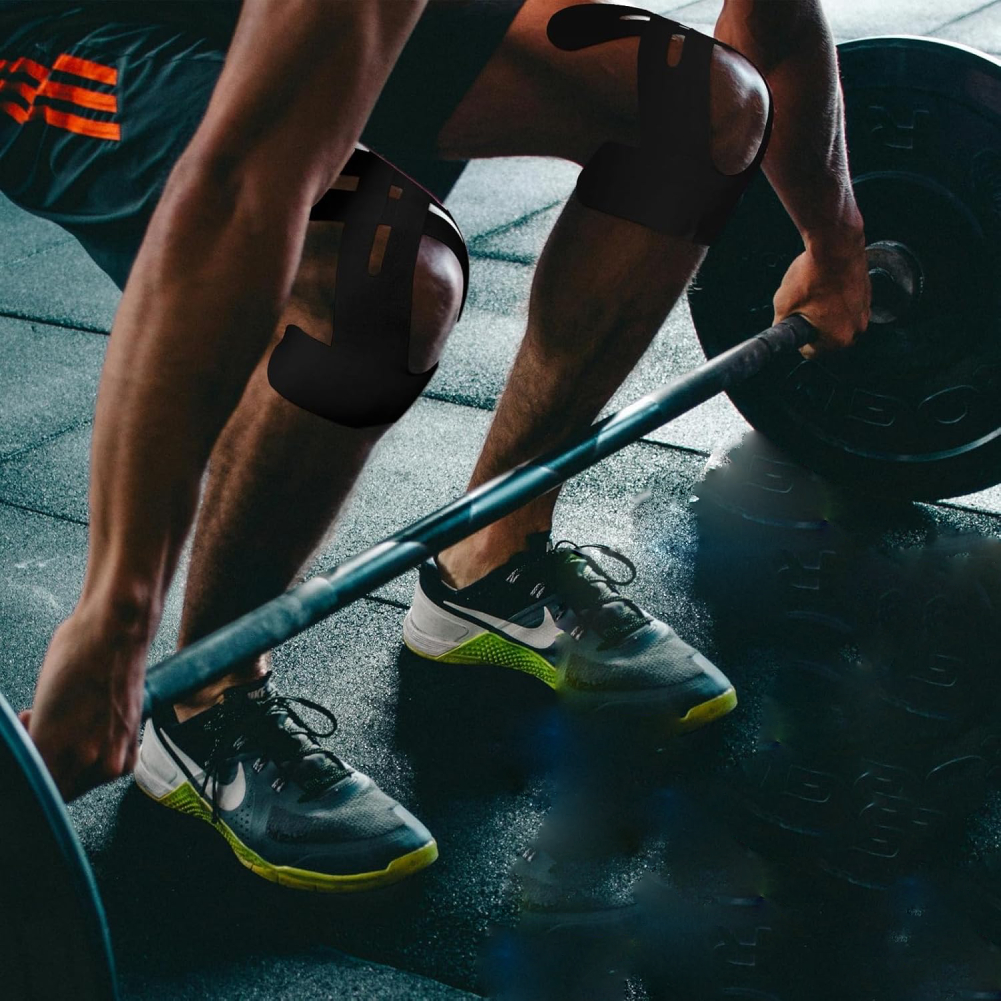 무릎용 사전 절단된 운동요법 테이프 근육 패치